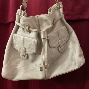 Liz Claiborne Beige Leather Purse